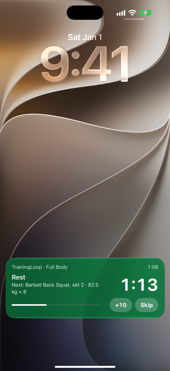 Live Activity on the Lock Screen